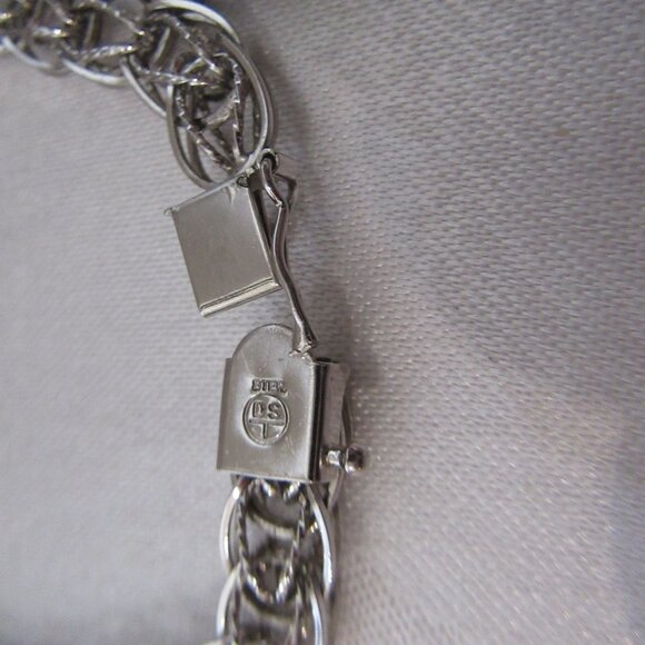 Vintage Sterling Silver Charm Bracelet DS  "Mother" - Picture 3 of 12